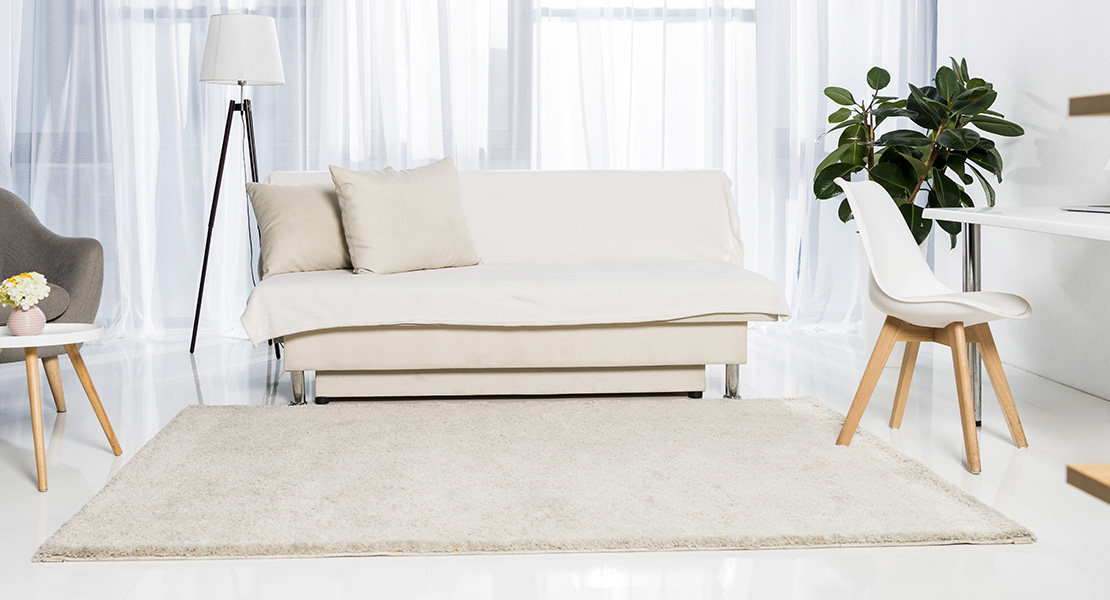 Elegir el tamaño perfecto para tu alfombra de salón