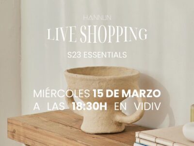 HANNUN lanza hoy un Live Shopping exclusivo de sus nuevos esenciales SS23