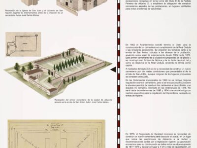 La exposición ‘Panteones: arquitectura para el recuerdo’, hasta el 24 de noviembre, en la demarcación de Albacete del COACM