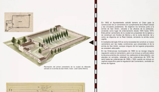 La exposición ‘Panteones: arquitectura para el recuerdo’, hasta el 24 de noviembre, en la demarcación de Albacete del COACM