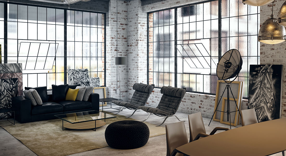 Estilo industrial suave