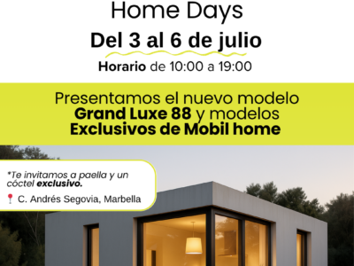 Casaredia Marbella presenta el exclusivo modelo Grand Luxe 88 y Mobil Homes únicas