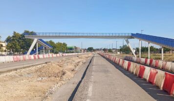COPISA avanza en la transformación de la N-232 en Utebo: de carretera a avenida urbana