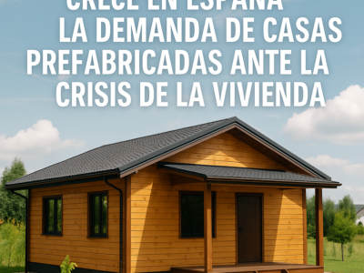 La demanda de casas prefabricadas se dispara en España en 2025