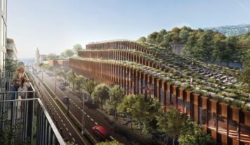 Metalcorten en la fachada del Edificio GOe: el acero corten que define la arquitectura del futuro gastronómico