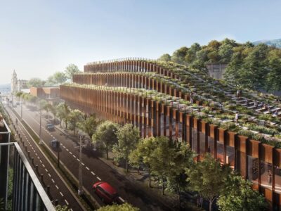 Metalcorten en la fachada del Edificio GOe: el acero corten que define la arquitectura del futuro gastronómico