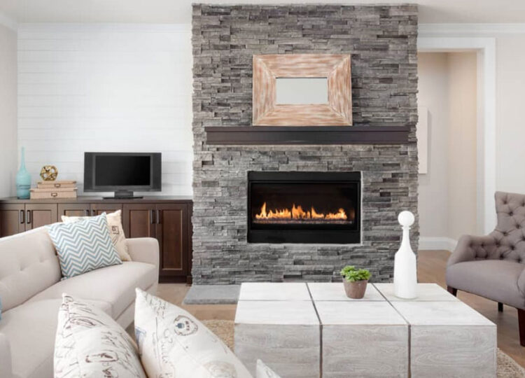 Tendencia en diseño de interiores: técnica de reproducción de piedras y rocas