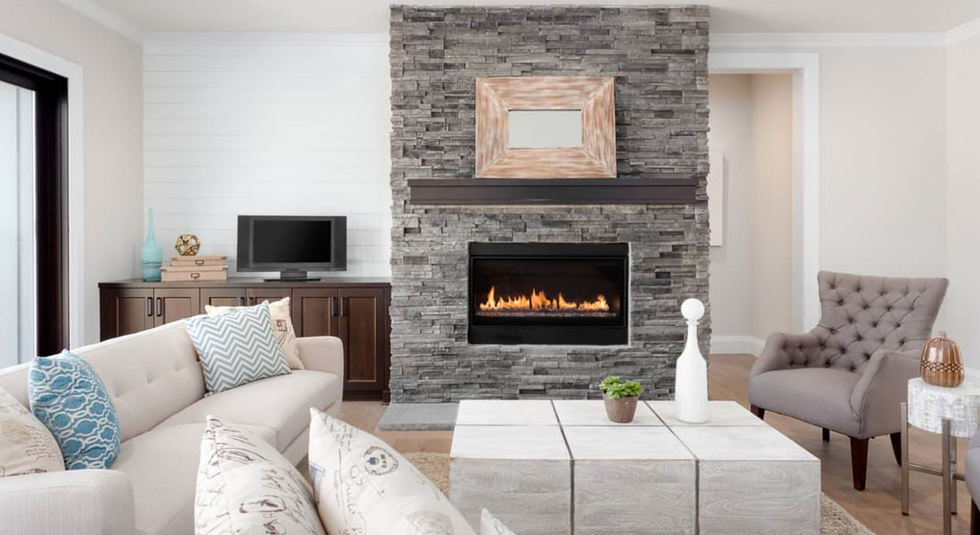 Tendencia en diseño de interiores: técnica de reproducción de piedras y rocas